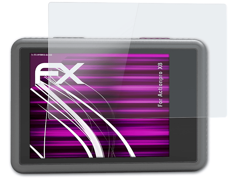 Schutzglas(für FX-Hybrid-Glass X8) Actionpro ATFOLIX