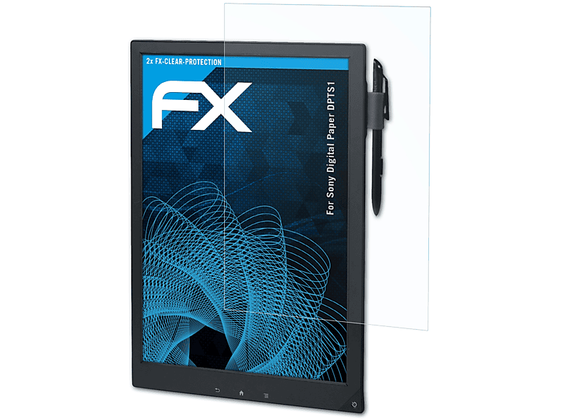 Digital FX-Clear Paper 2x Displayschutz(für ATFOLIX (DPTS1)) Sony