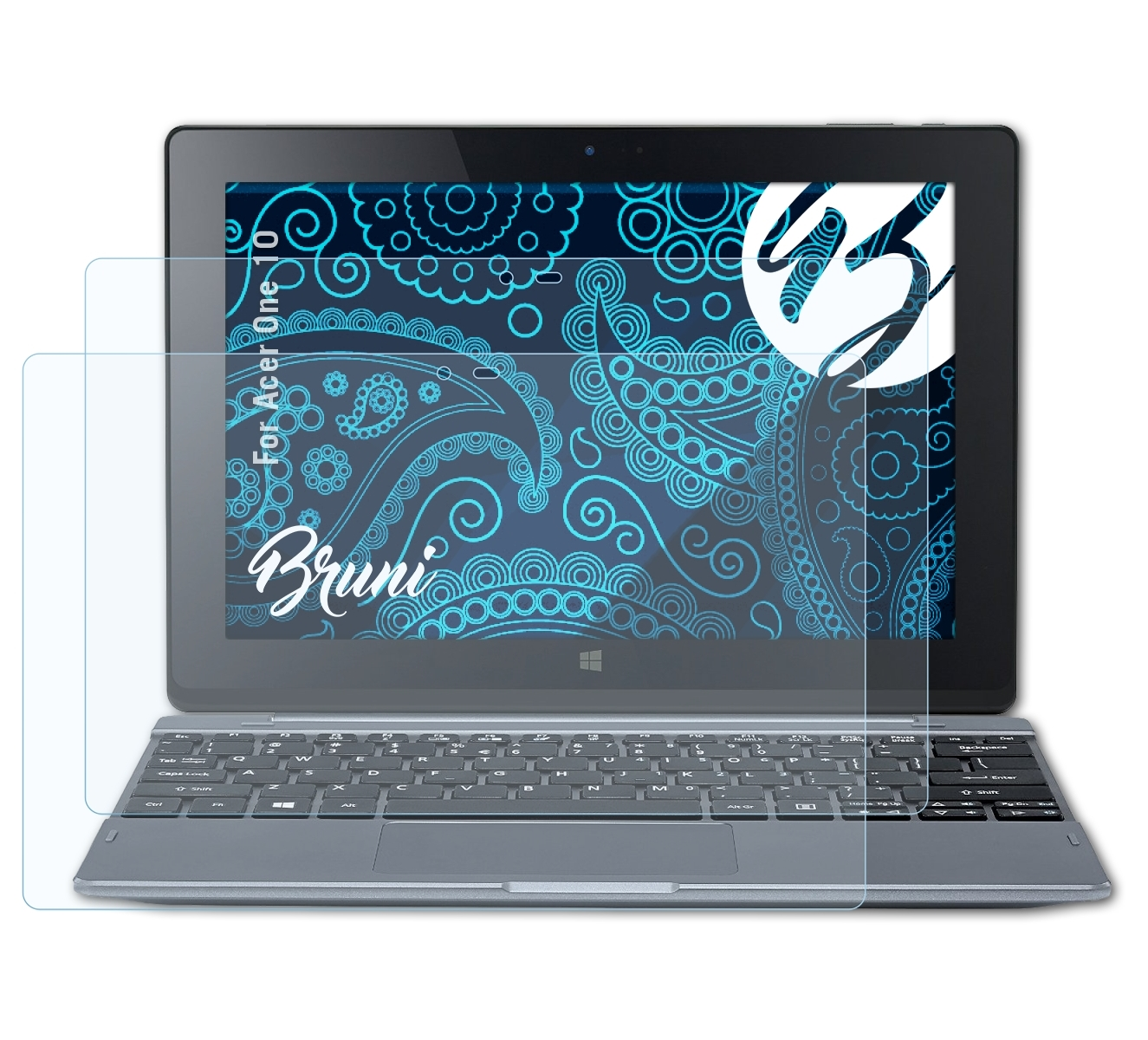 BRUNI 2x Basics-Clear Schutzfolie(für 10) Acer One