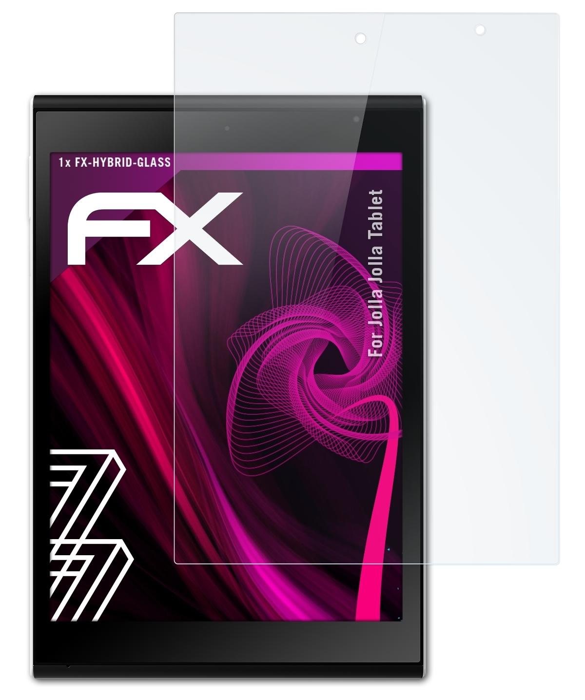 ATFOLIX FX-Hybrid-Glass Schutzglas(für Jolla Jolla Tablet)