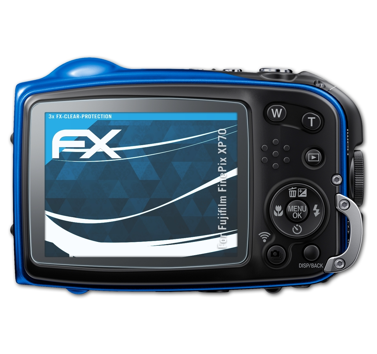 ATFOLIX 3x FX-Clear Displayschutz(für Fujifilm FinePix XP70)