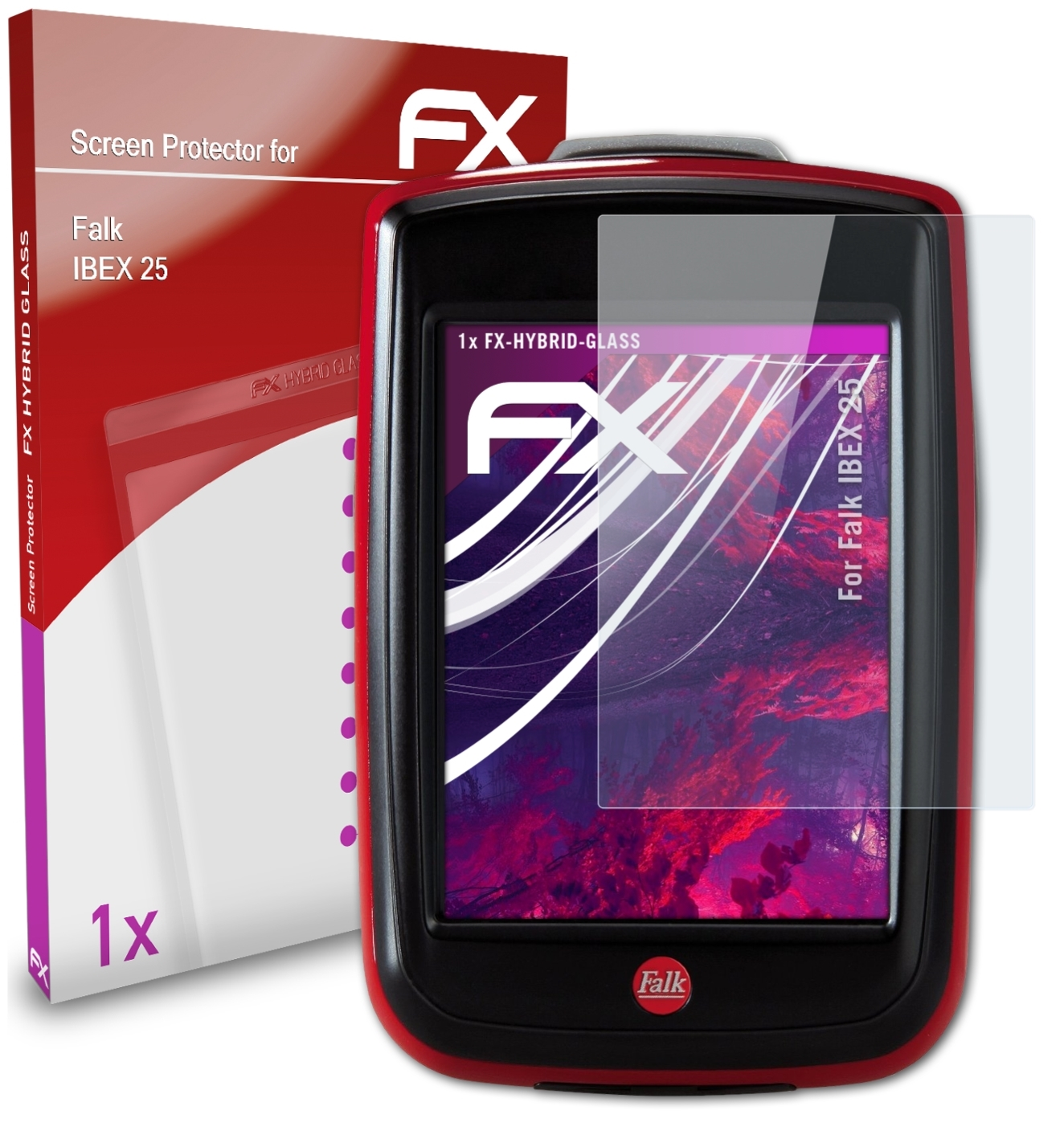 ATFOLIX FX-Hybrid-Glass Schutzglas(für Falk 25) IBEX