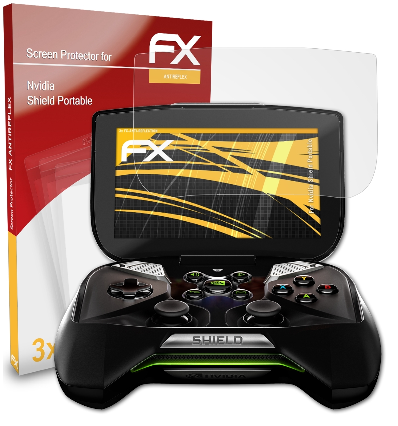 Portable) Shield Nvidia Displayschutz(für 3x ATFOLIX FX-Antireflex