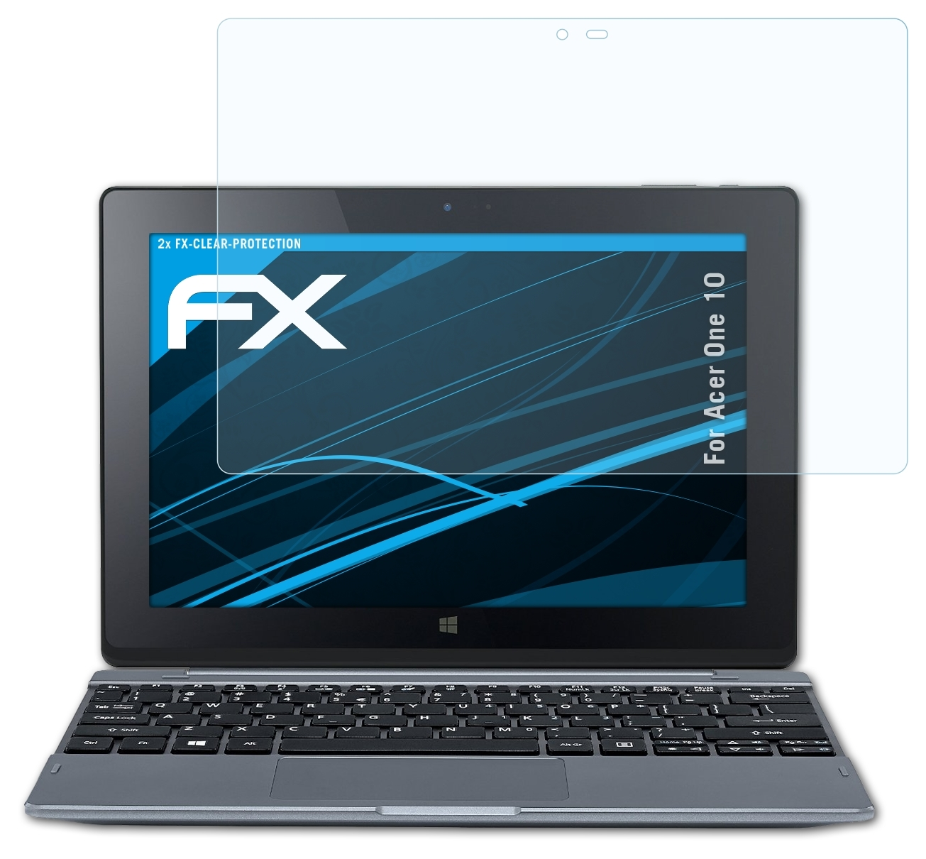 Displayschutz(für 10) One ATFOLIX Acer 2x FX-Clear
