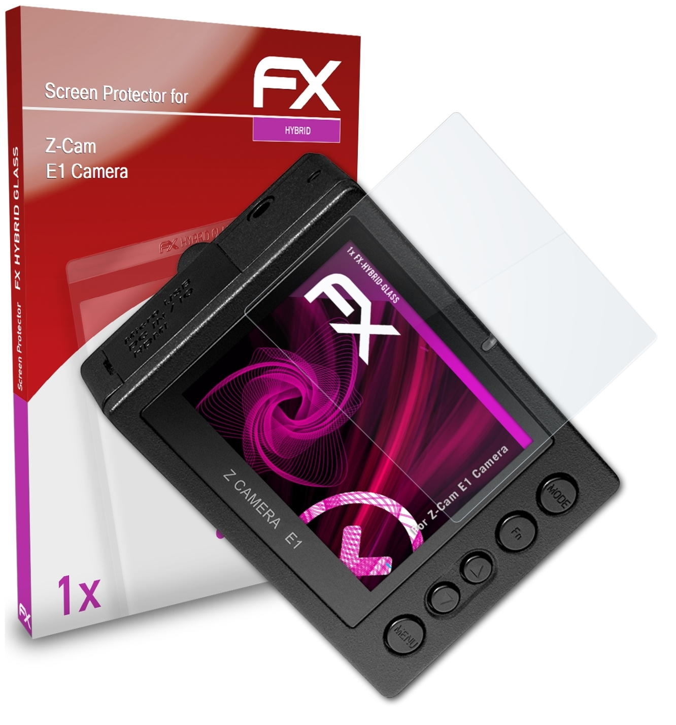 ATFOLIX FX-Hybrid-Glass Schutzglas(für Z-Cam Camera) E1