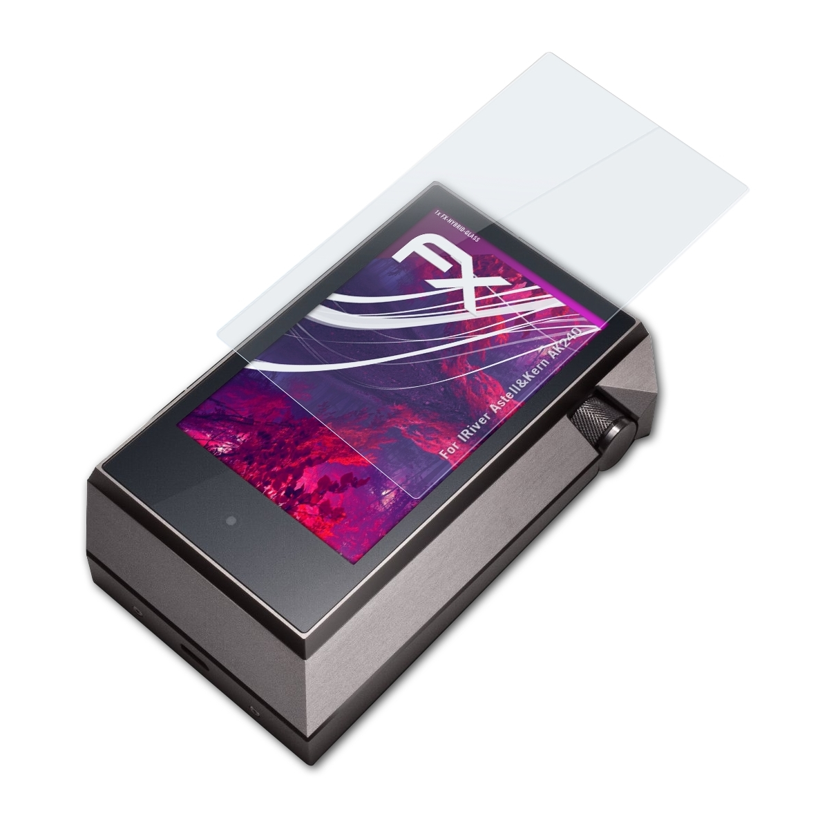 ATFOLIX IRiver FX-Hybrid-Glass Schutzglas(für AK240) Astell&Kern