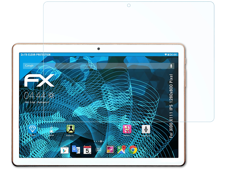 [Neuankömmling] ATFOLIX 2x FX-Clear Displayschutz(für XIDO (1280x800 IPS X111 Pixel))