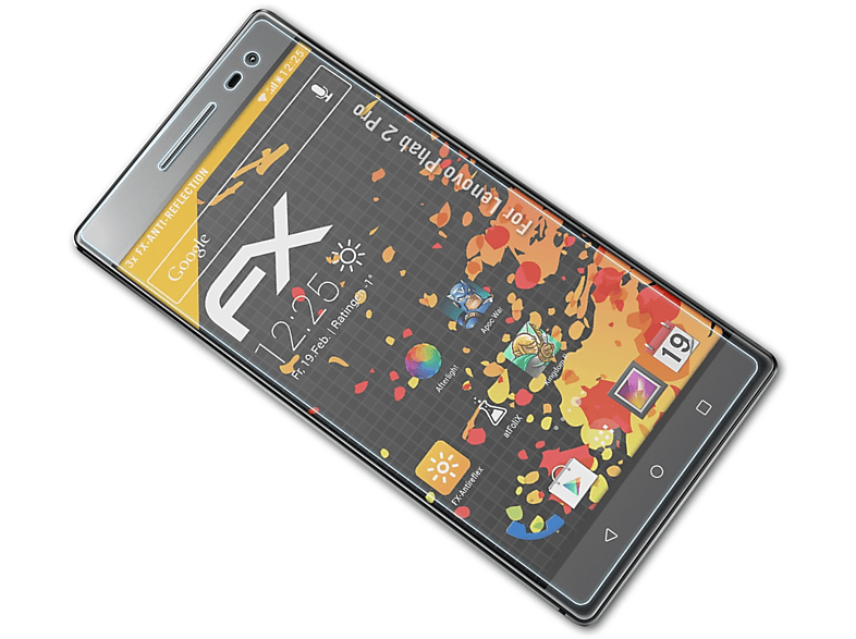 FX-Antireflex Phab ATFOLIX Pro) 3x 2 Displayschutz(für Lenovo