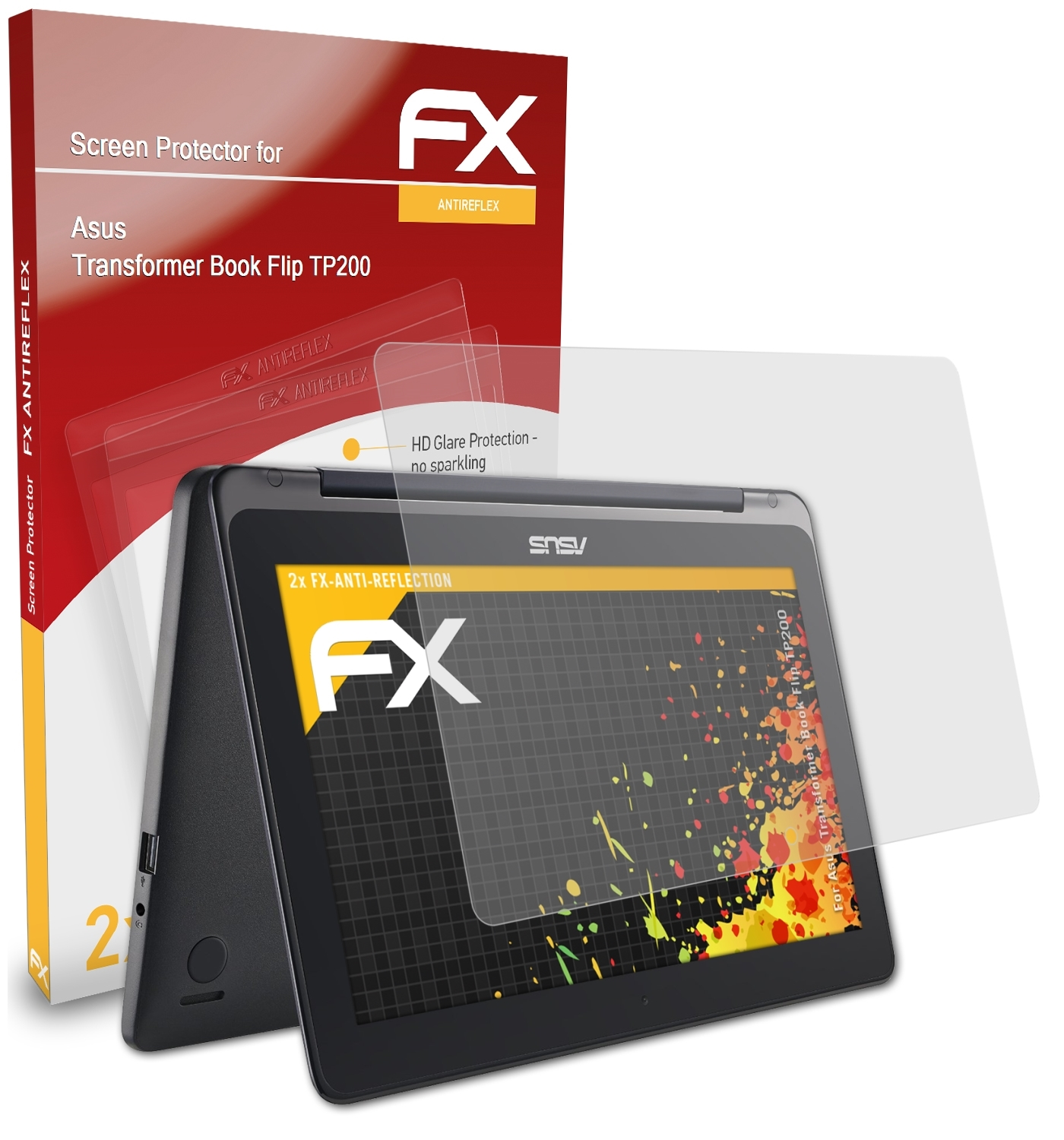 Book (TP200)) Asus Transformer Flip Displayschutz(für FX-Antireflex 2x ATFOLIX