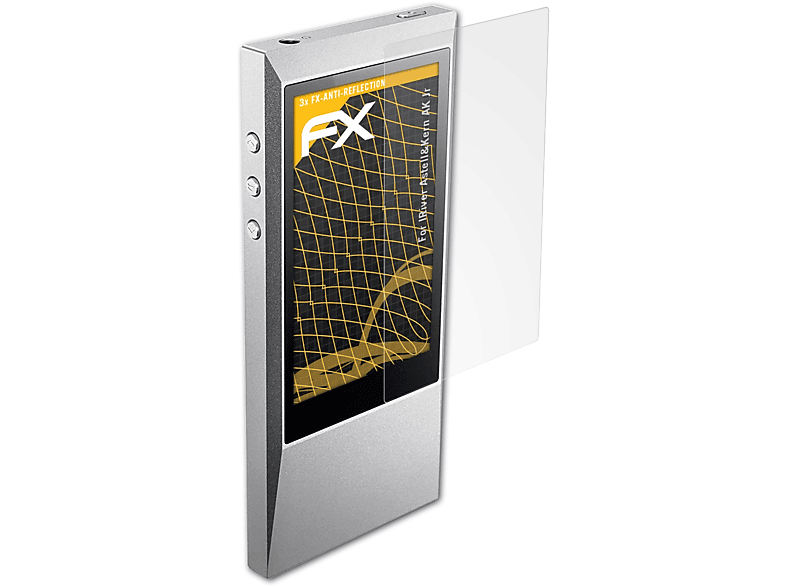 ATFOLIX 3x FX-Antireflex IRiver Astell&Kern AK Jr) Displayschutz(für