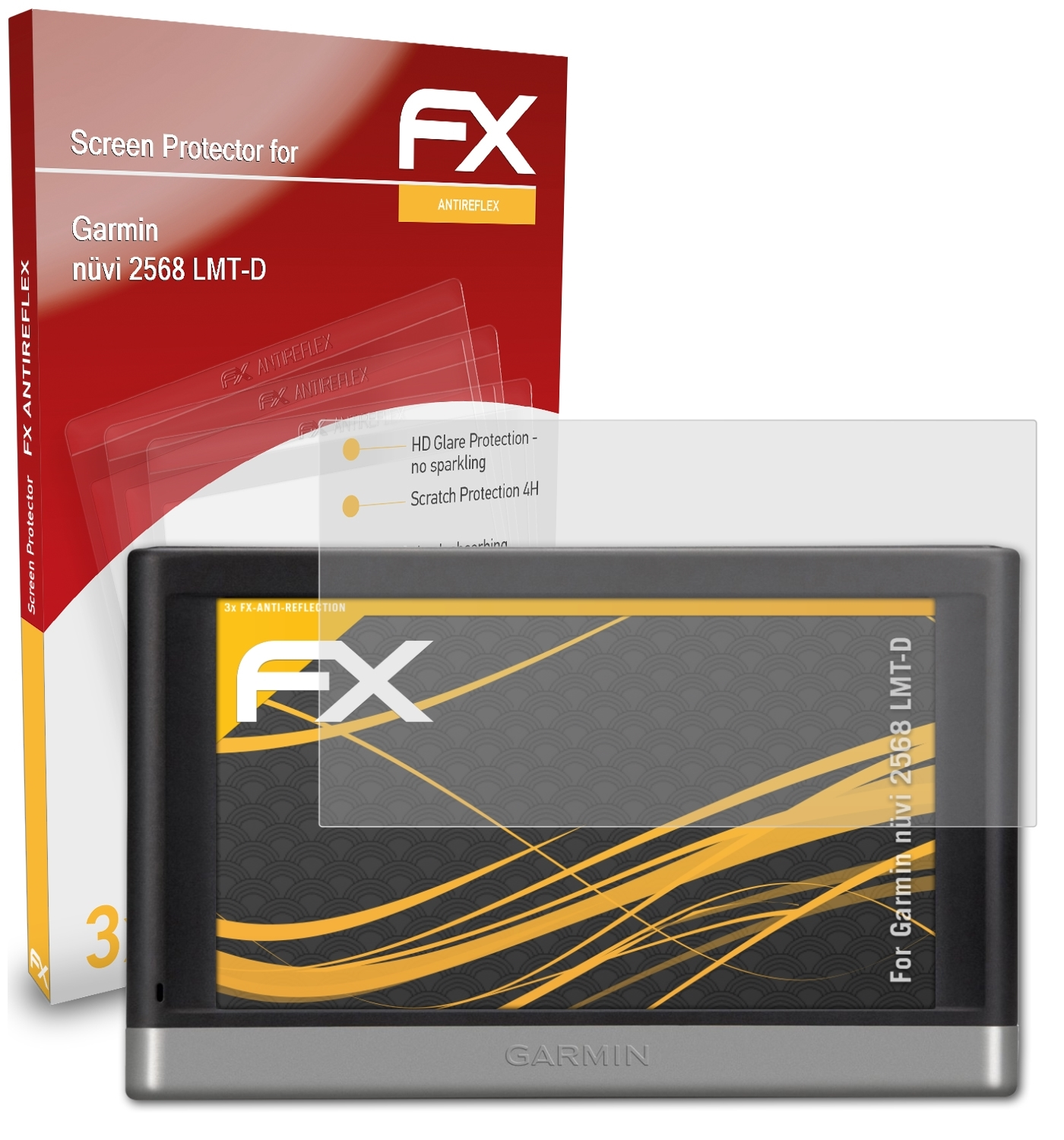 LMT-D) FX-Antireflex nüvi Displayschutz(für Garmin ATFOLIX 3x 2568