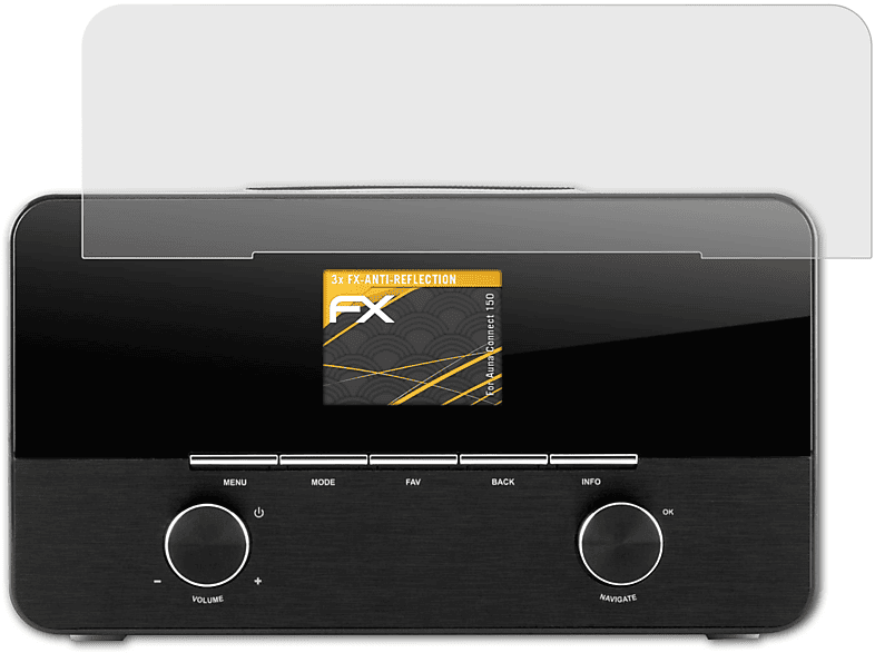 150) FX-Antireflex Auna 3x Displayschutz(für ATFOLIX Connect