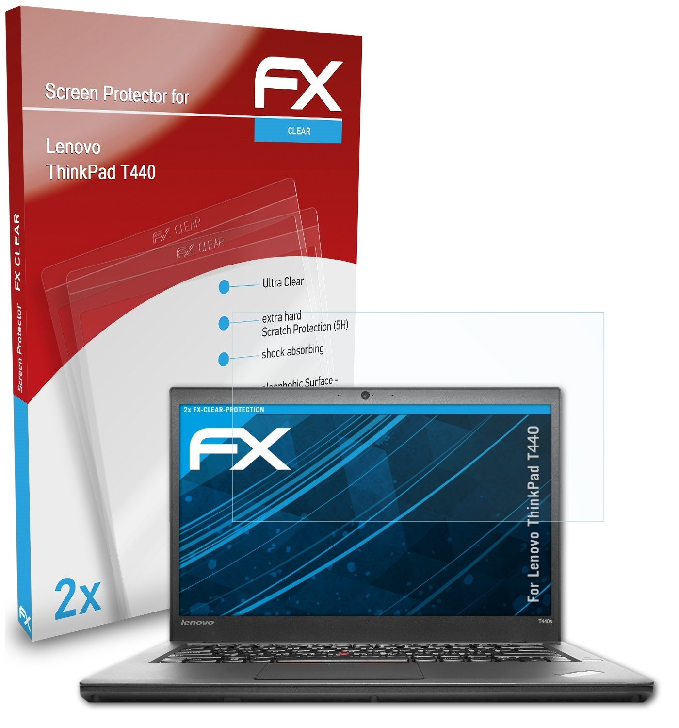 ThinkPad Displayschutz(für FX-Clear ATFOLIX 2x T440) Lenovo