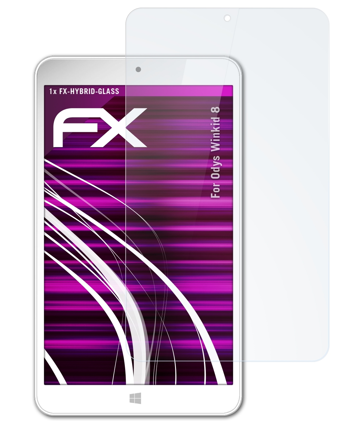 FX-Hybrid-Glass Winkid Schutzglas(für Odys 8) ATFOLIX