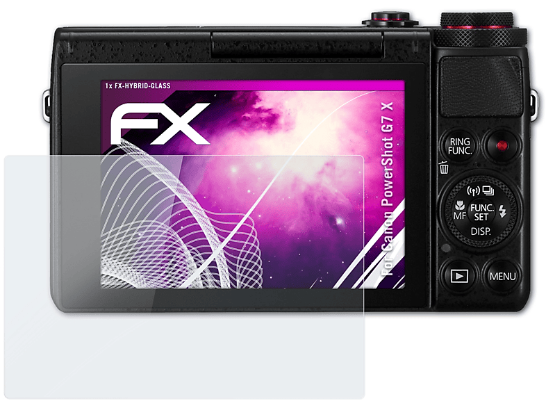ATFOLIX FX-Hybrid-Glass Schutzglas(für Canon PowerShot G7 X)