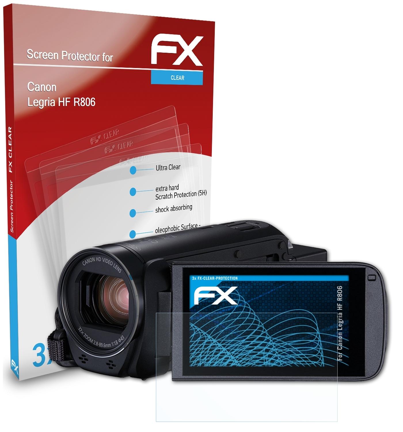 HF Canon ATFOLIX Displayschutz(für Legria FX-Clear R806) 3x