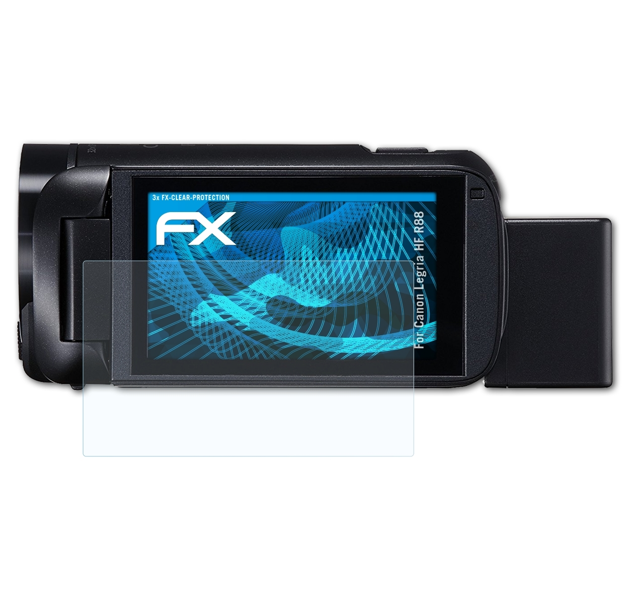 R88) Canon FX-Clear HF Displayschutz(für 3x Legria ATFOLIX