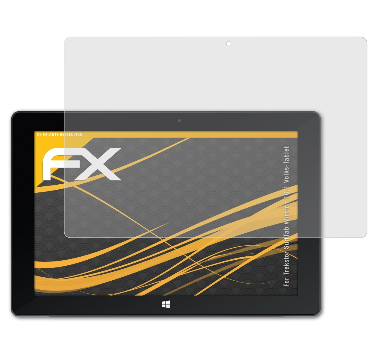 ATFOLIX 2x Displayschutz(für 10.1 FX-Antireflex SurfTab Trekstor Wintron (Volks-Tablet))