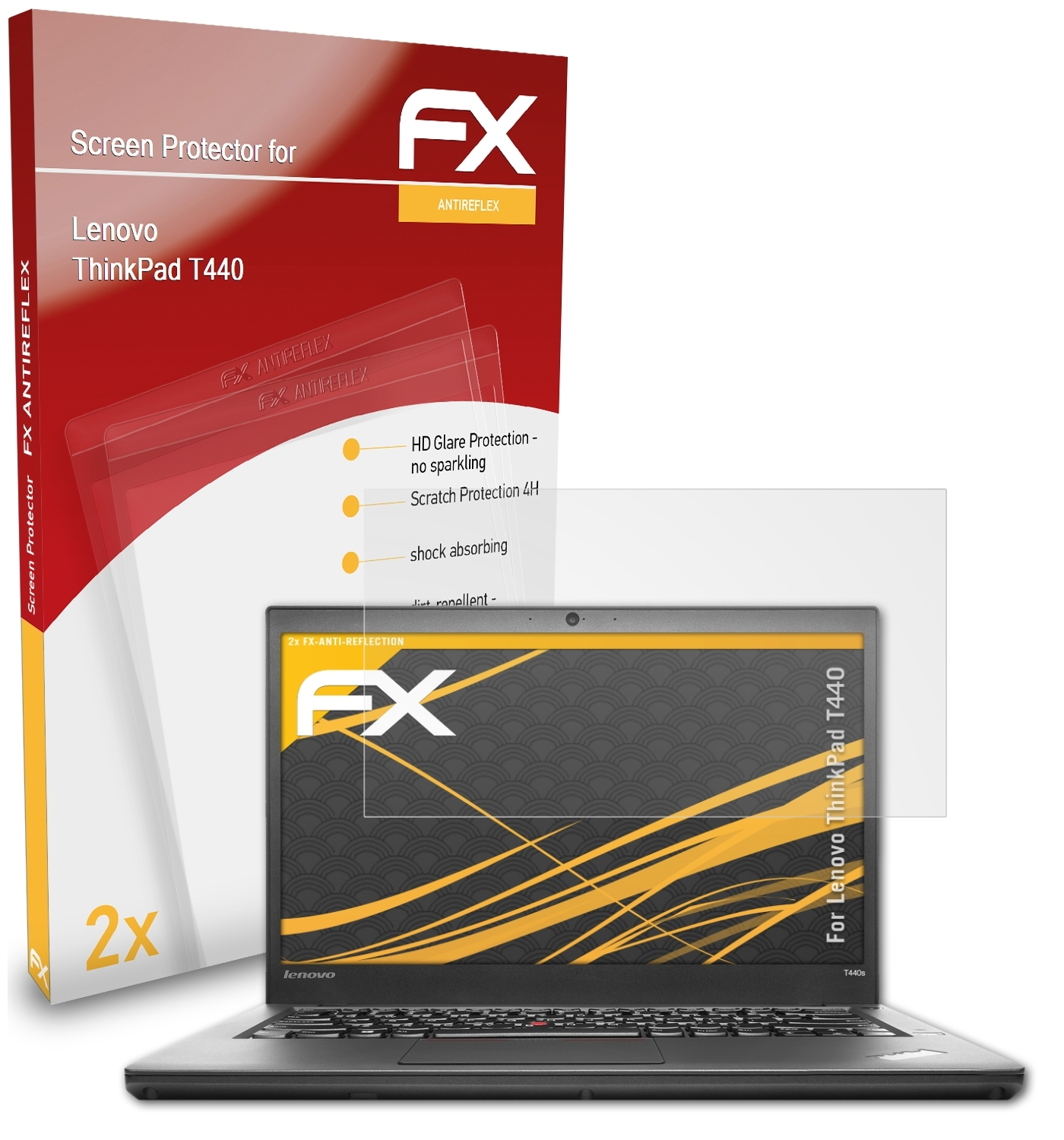 Lenovo Displayschutz(für ATFOLIX FX-Antireflex 2x ThinkPad T440)