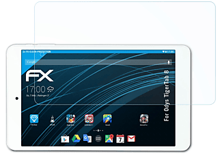 ATFOLIX 2x FX-Clear Displayschutz(für Odys TigerTab 8)