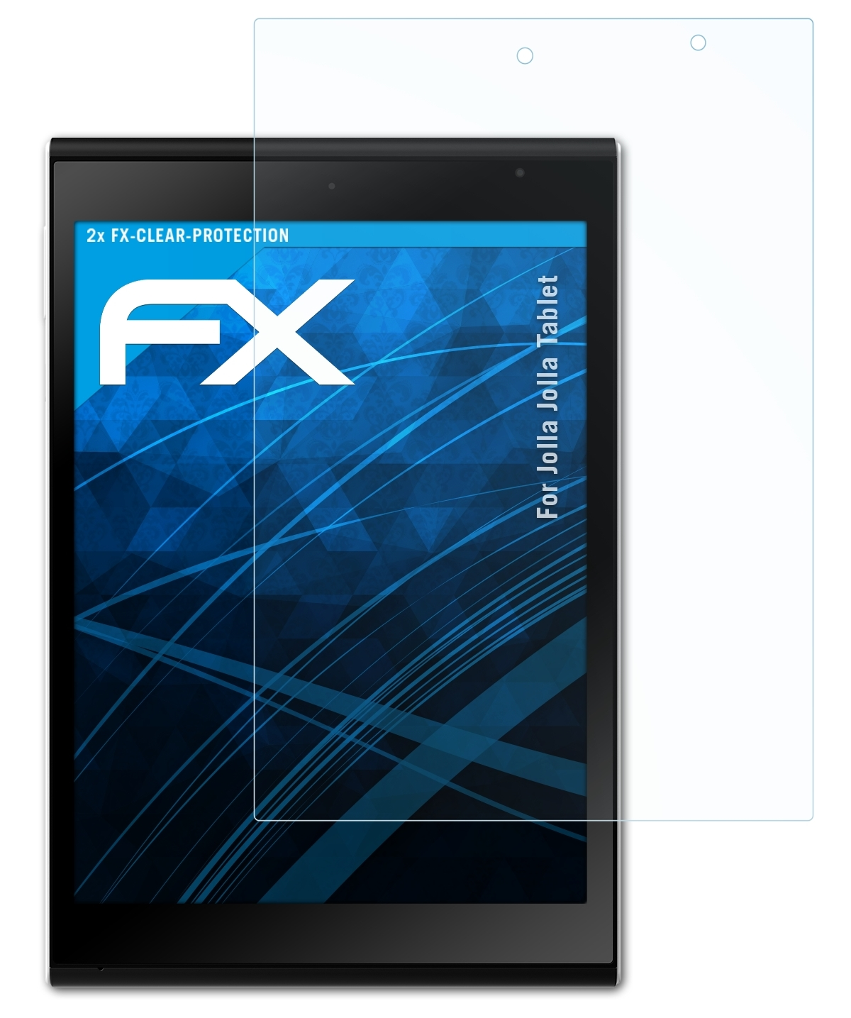 Displayschutz(für ATFOLIX FX-Clear Tablet) 2x Jolla Jolla