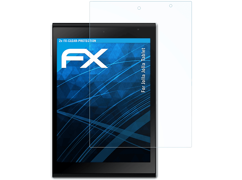 ATFOLIX 2x FX-Clear Displayschutz(für Jolla Tablet) Jolla