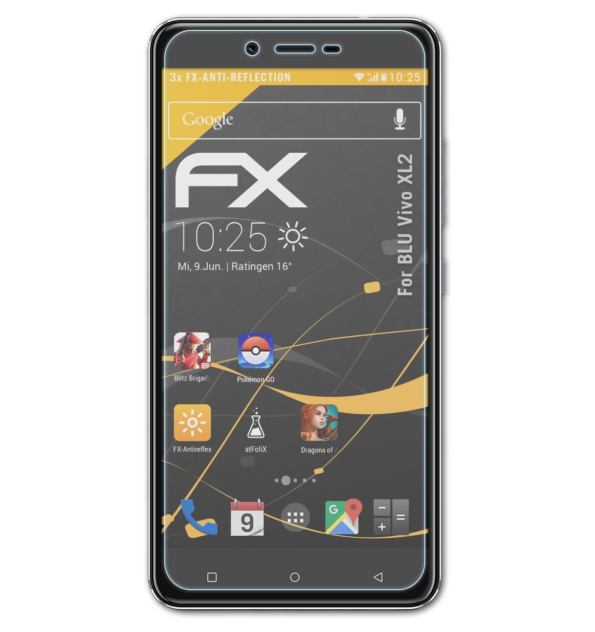 FX-Antireflex Displayschutz(für XL2) BLU Vivo ATFOLIX 3x