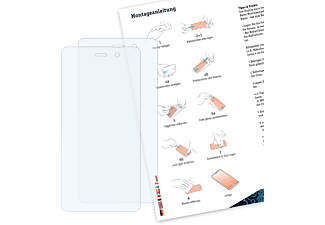 BRUNI 2x Basics-Clear Schutzfolie(für Blackphone Blackphone 2)