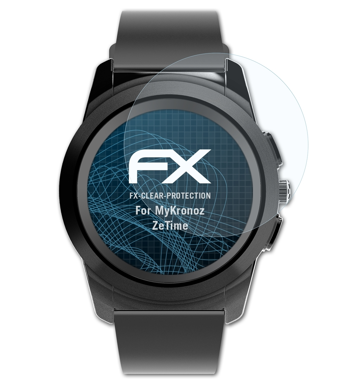 ATFOLIX ZeTime) FX-Clear Displayschutz(für 3x MyKronoz