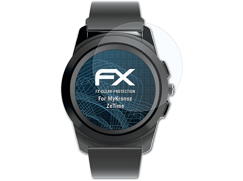 ATFOLIX 3x FX-Clear Displayschutz(für MyKronoz ZeTime)