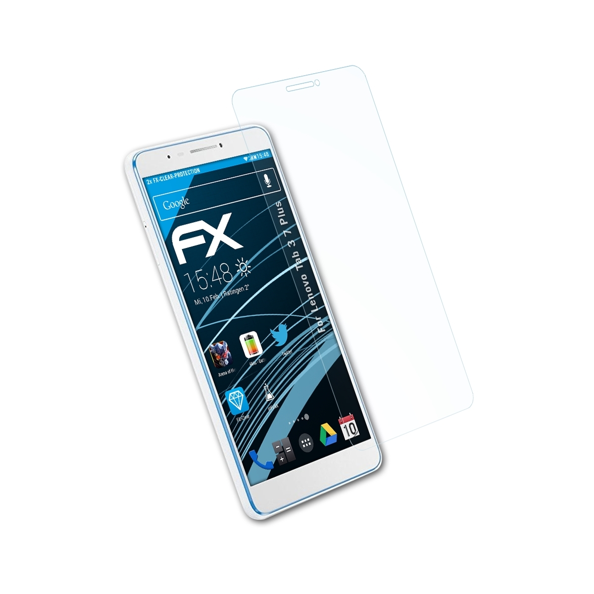 3 FX-Clear ATFOLIX Lenovo Plus) 7 Tab Displayschutz(für 2x