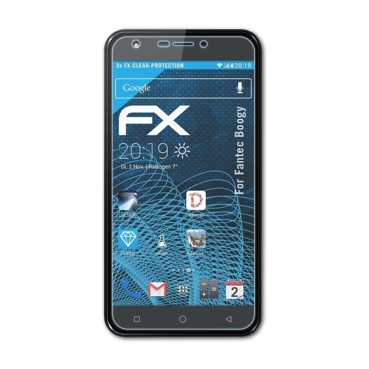 FX-Clear Displayschutz(für Boogy) ATFOLIX 3x Fantec
