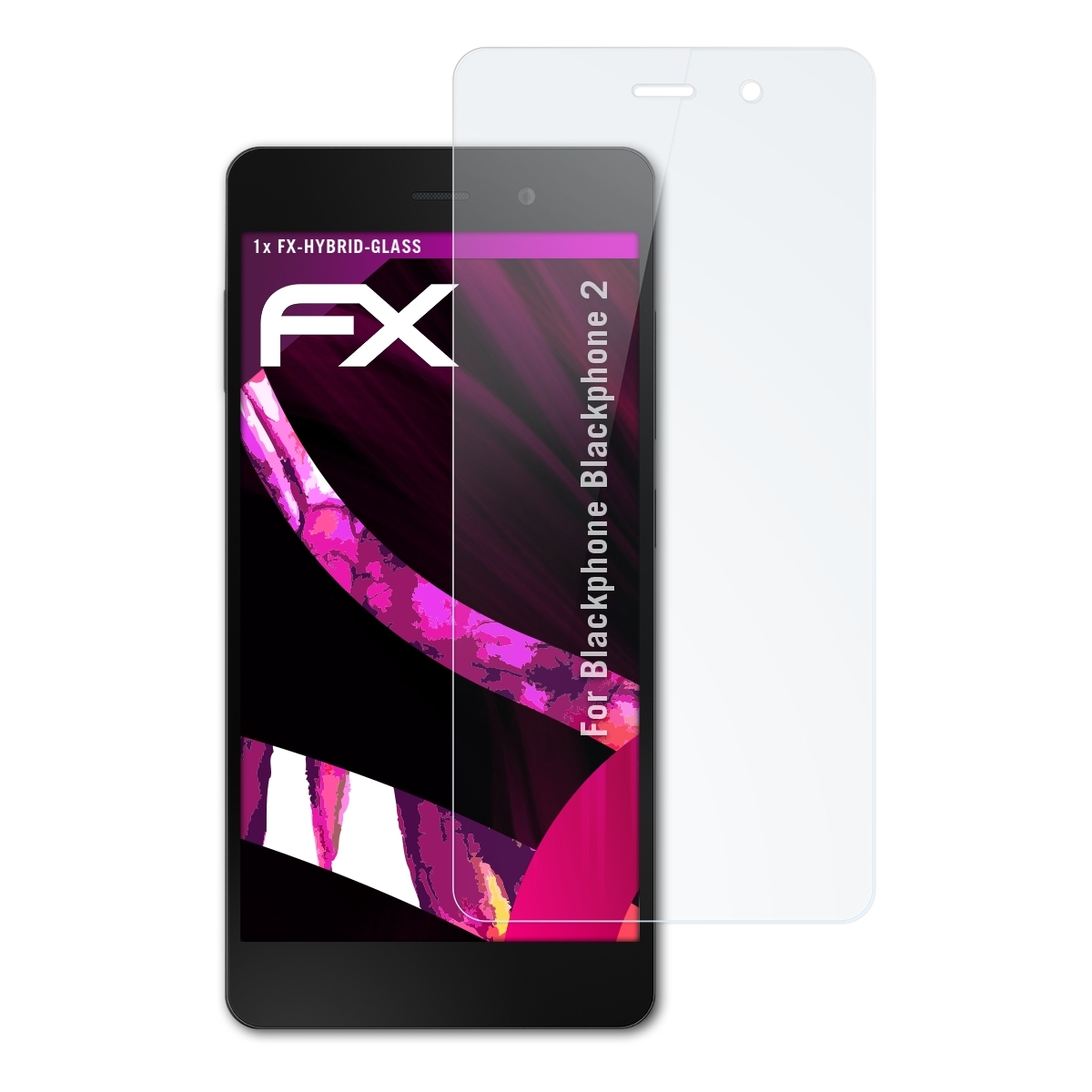 Schutzglas(für FX-Hybrid-Glass Blackphone Blackphone 2) ATFOLIX
