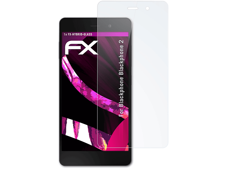 ATFOLIX FX-Hybrid-Glass Schutzglas(für Blackphone Blackphone 2)