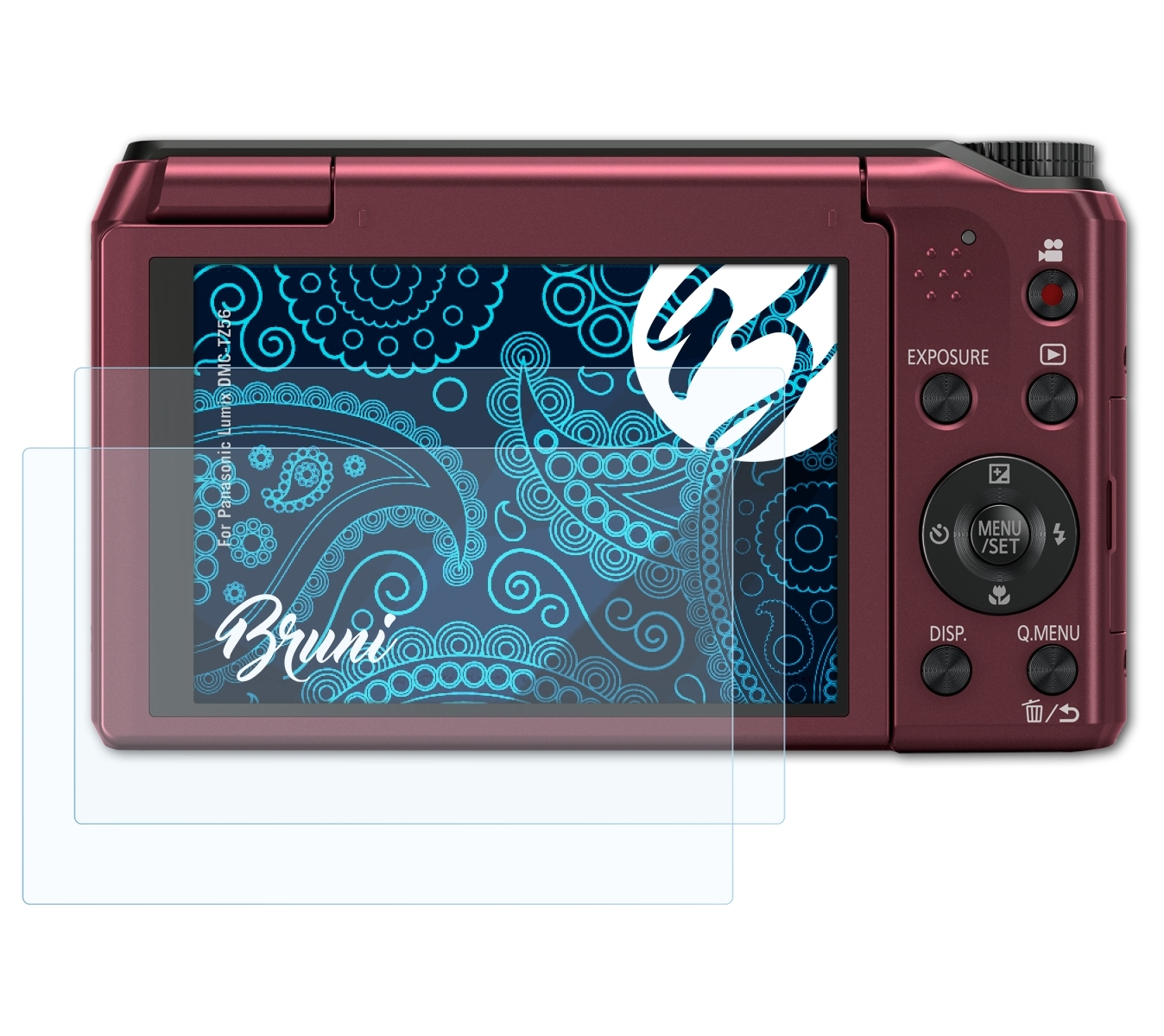 BRUNI Panasonic Schutzfolie(für DMC-TZ56) Basics-Clear Lumix 2x