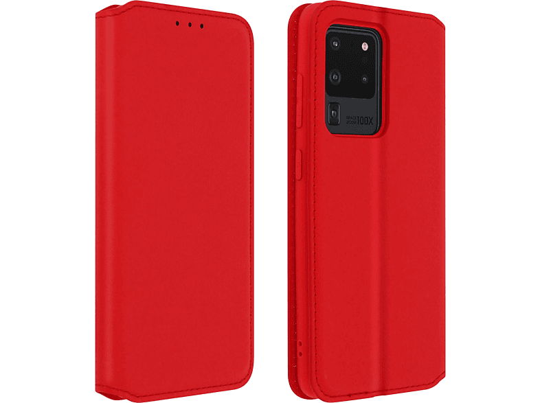 AVIZAR Elec Series, Bookcover, Samsung, Galaxy S20 Ultra, Rot