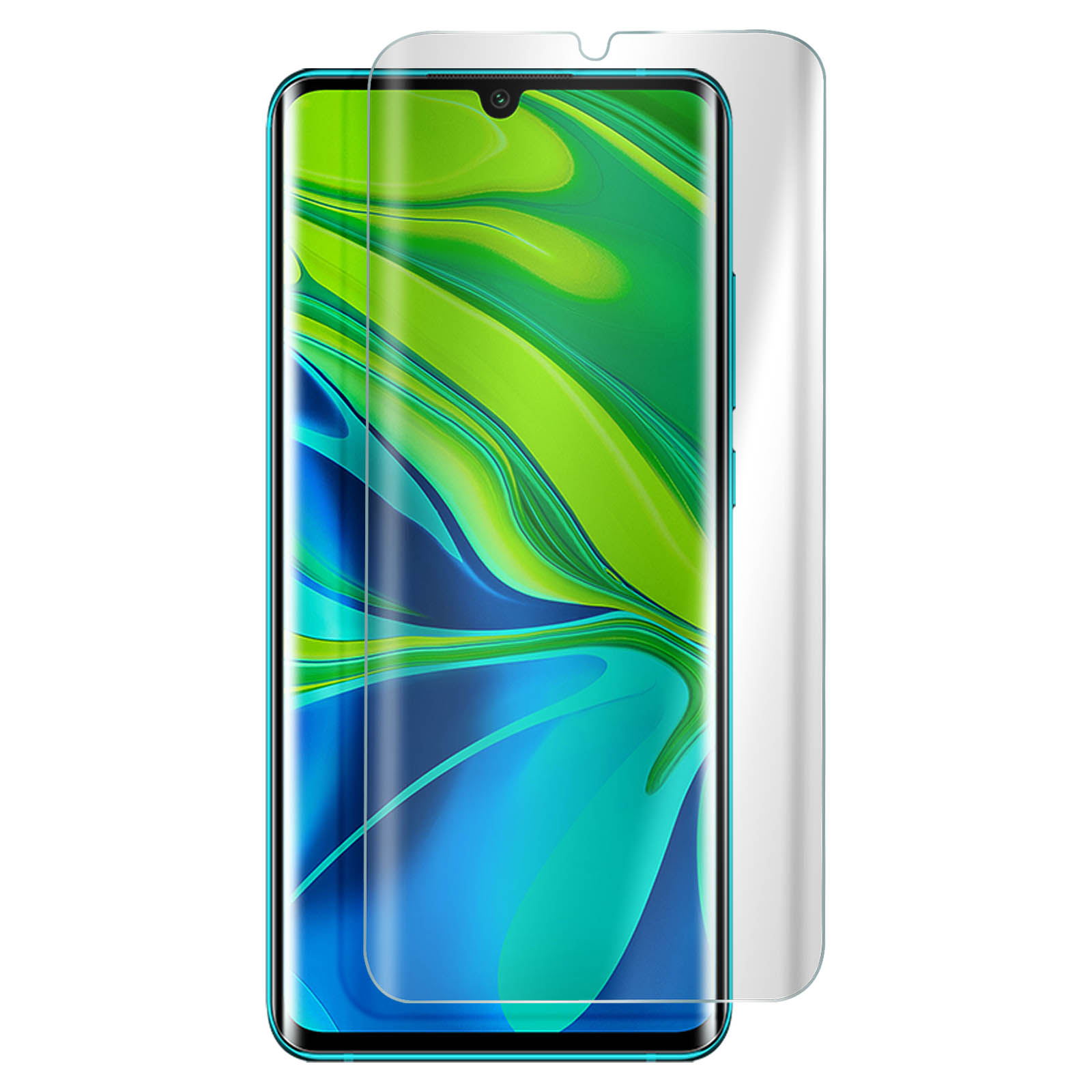 Xiaomi Note Flexibles Schutzfolien(für Glas 10 Lite) mit AVIZAR Mi ölabweisender Beschichtung Schutzfolie