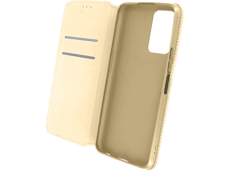 AVIZAR Classic Edition, Backcover mit Magnetklappe Samsung, A03s, Series, Galaxy Gold Bookcover