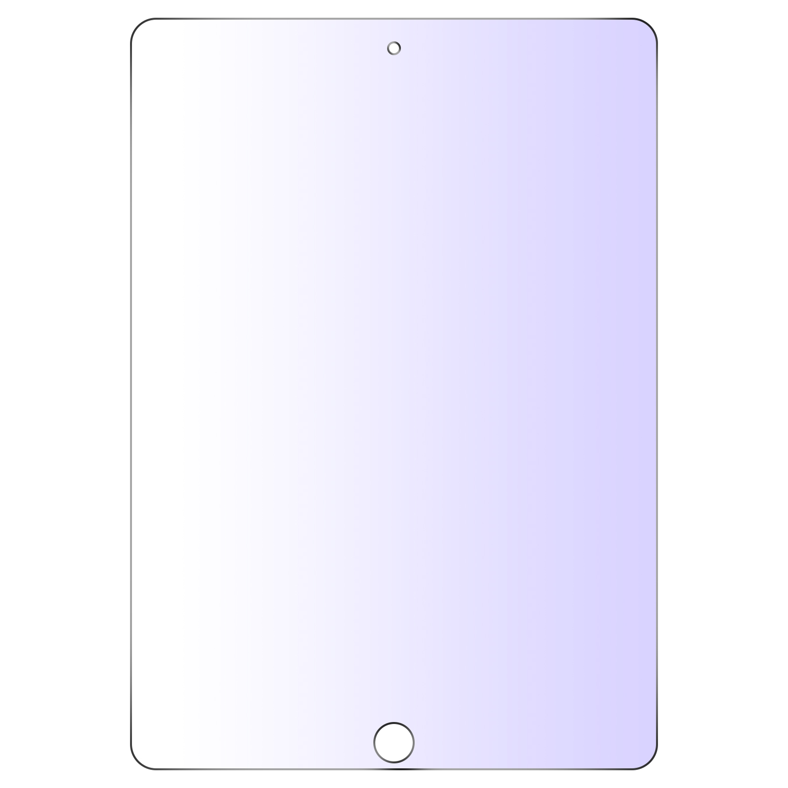 AVIZAR Gehärtetes Glas Entspiegelung Glas-Folien(für Apple Mini Schutzfolie mit 3) iPad