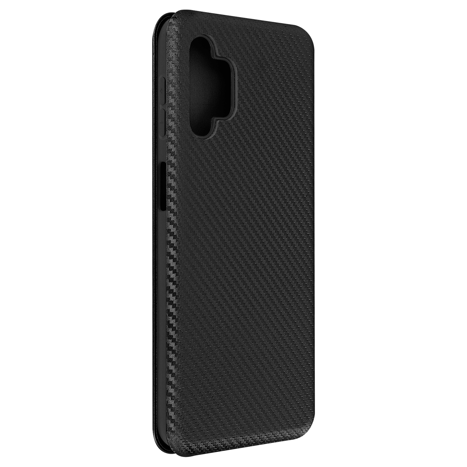 AVIZAR Carbon Series, Samsung, Galaxy Bookcover, 5G, Schwarz A32