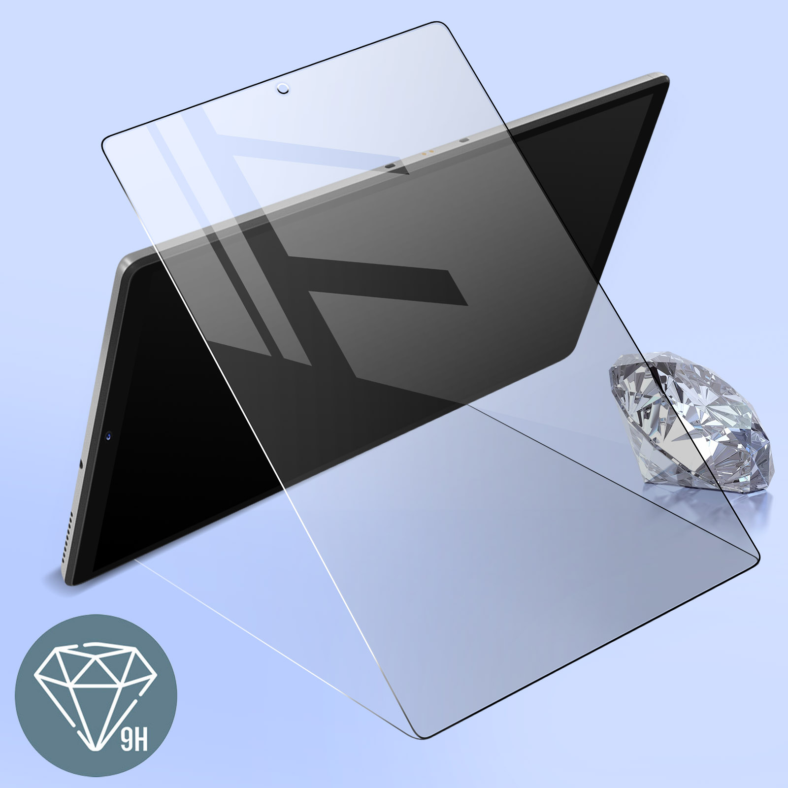 Gen Gehärtetes AVIZAR Glas-Folien(für 9H mit Lenovo 2) Schutzfolie HD Tab M10 Härtegrad Glas