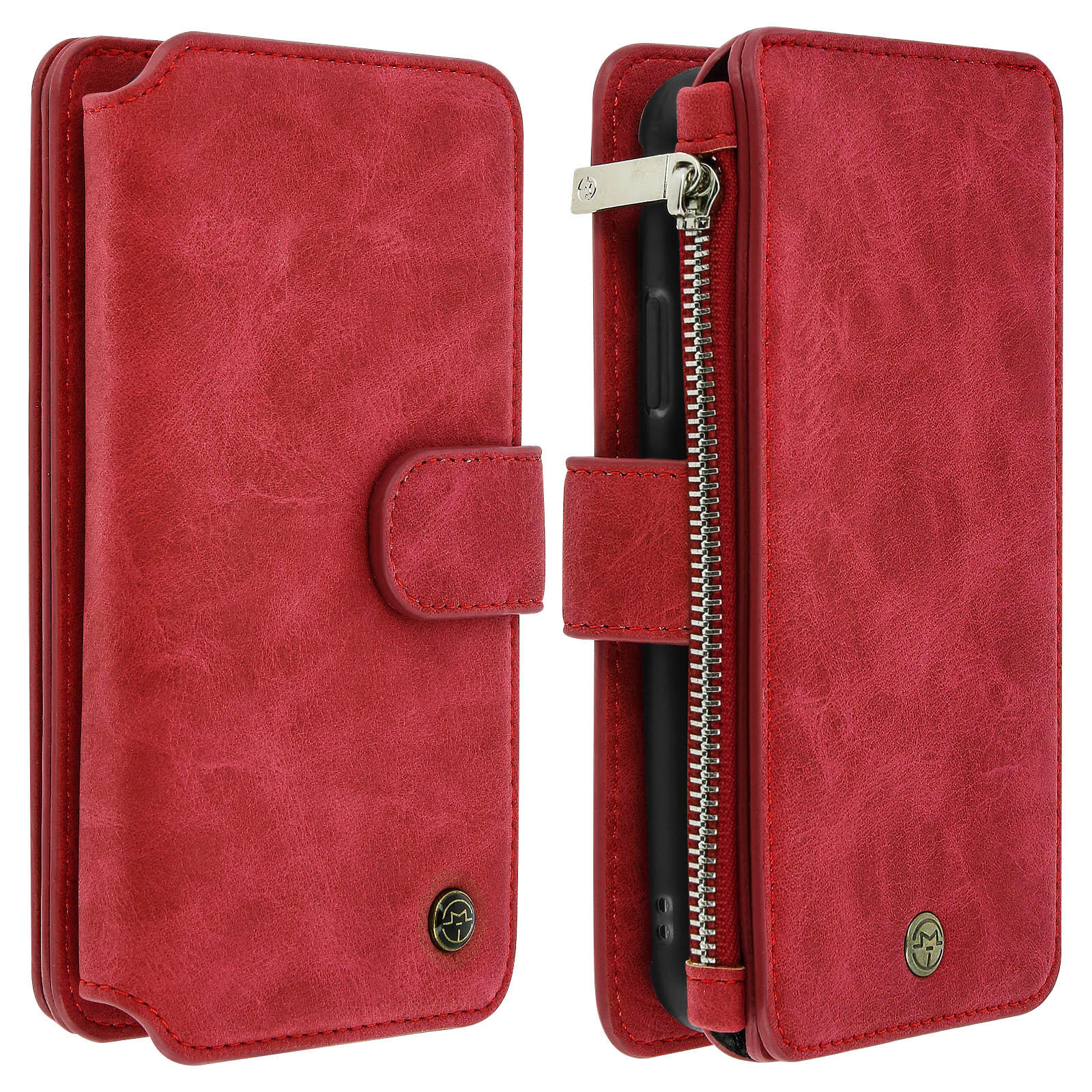 AVIZAR Rundumschutz Apple, Bookcover, XS, Rot iPhone Series