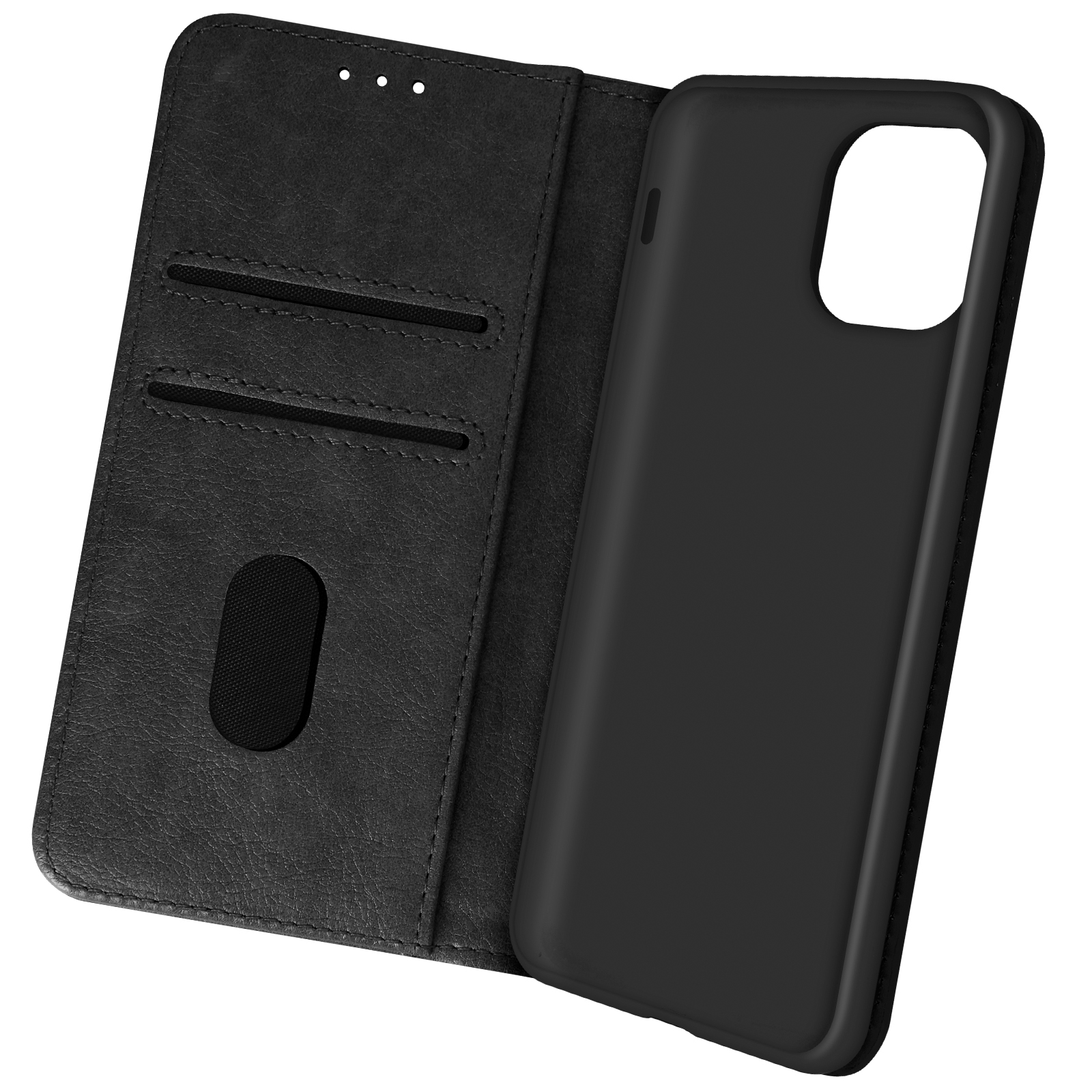 Series, Apple, iPhone 13 AVIZAR Chester Mini, Schwarz Bookcover,