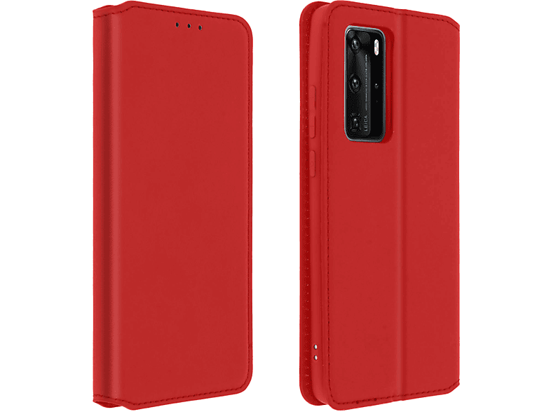P40 Huawei, Bookcover, Pro, AVIZAR Rot Series, Elec