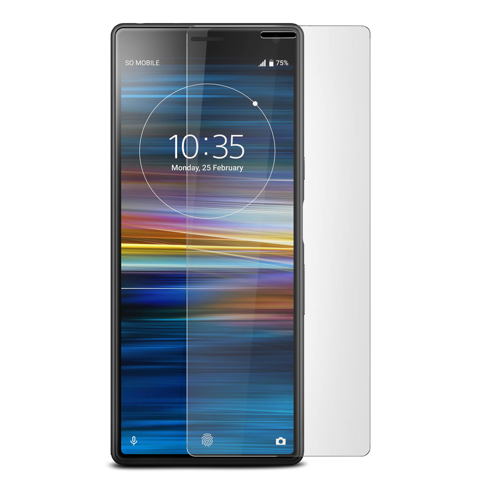 Glas-Folien(für Gehärtetes Xperia Härtegrad 10) Sony AVIZAR Schutzfolie 9H mit Glas