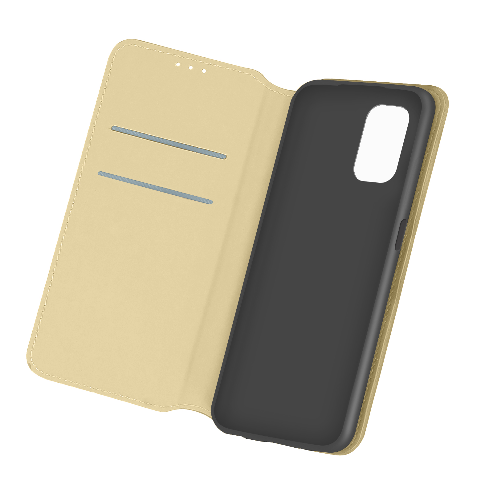 AVIZAR Elec Series, 10 Note Xiaomi, Bookcover, Pro, Gold Redmi