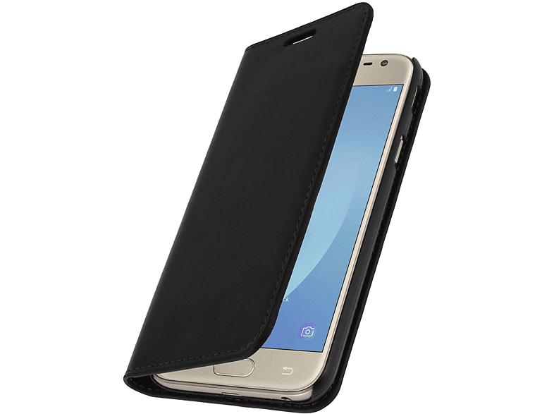AVIZAR First J5 2017, Samsung, Series, Galaxy Bookcover, Schwarz