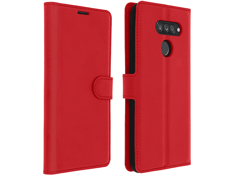 LG, Litchi Series, AVIZAR K50s, LG Bookcover, Rot