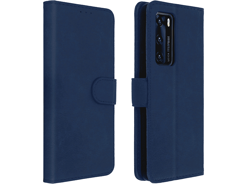 AVIZAR Chester Series, Huawei Bookcover, Huawei, Blau P40