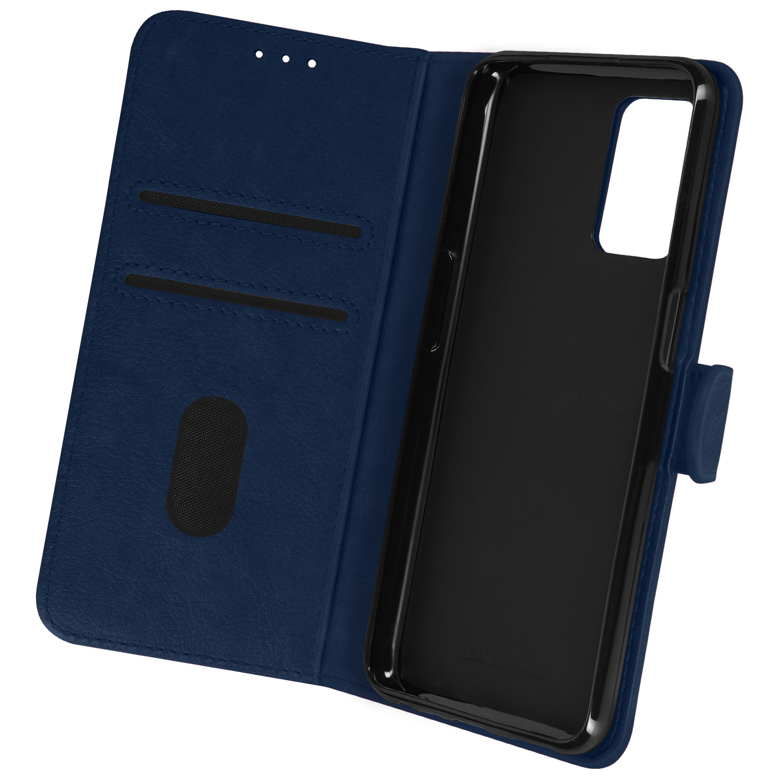 Bookcover, AVIZAR Realme, 5G, Dunkelblau Series, Chesterfield 30 Narzo